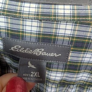 Eddie Bauer Men's Plaid Shirt 2XL